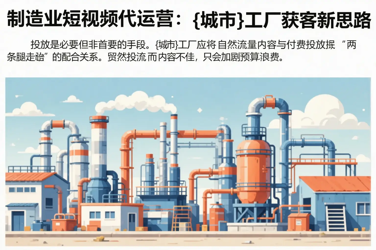 制造业短视频代运营:永州工厂获客新思路