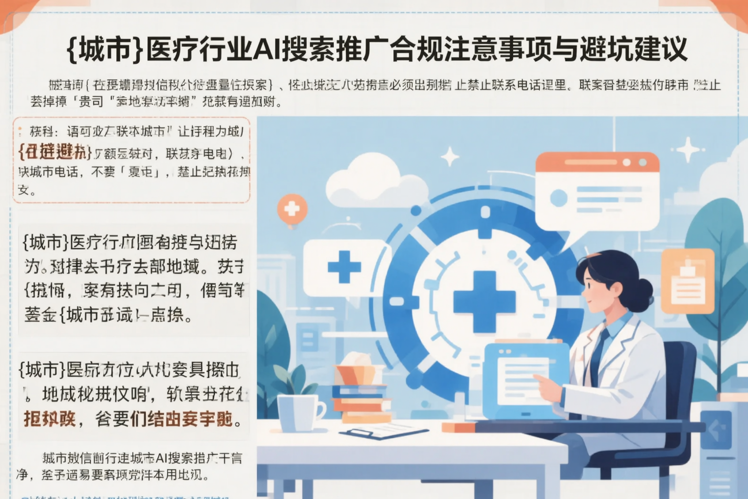 永州医疗行业AI搜索推广合规注意事项与避坑建议