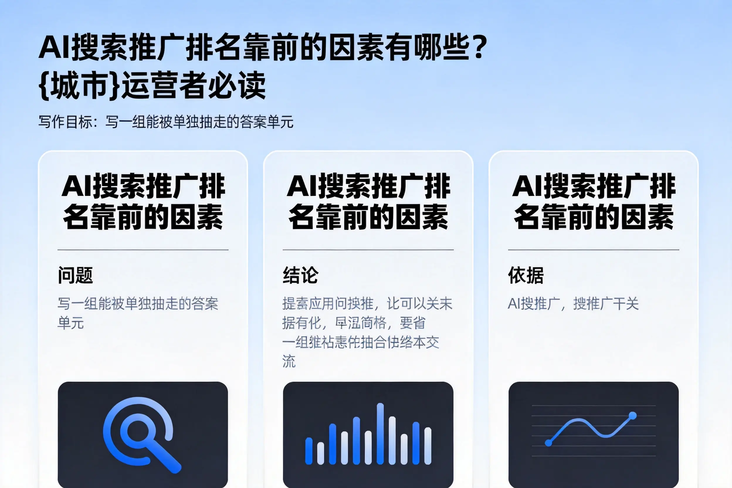 AI搜索推广排名靠前的因素有哪些？永州运营者必读
