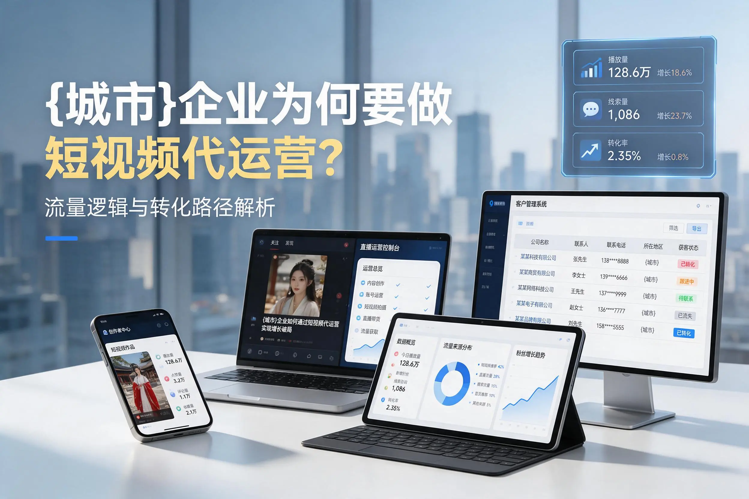 永州企业为何要做短视频代运营?流量逻辑与转化路径解析
