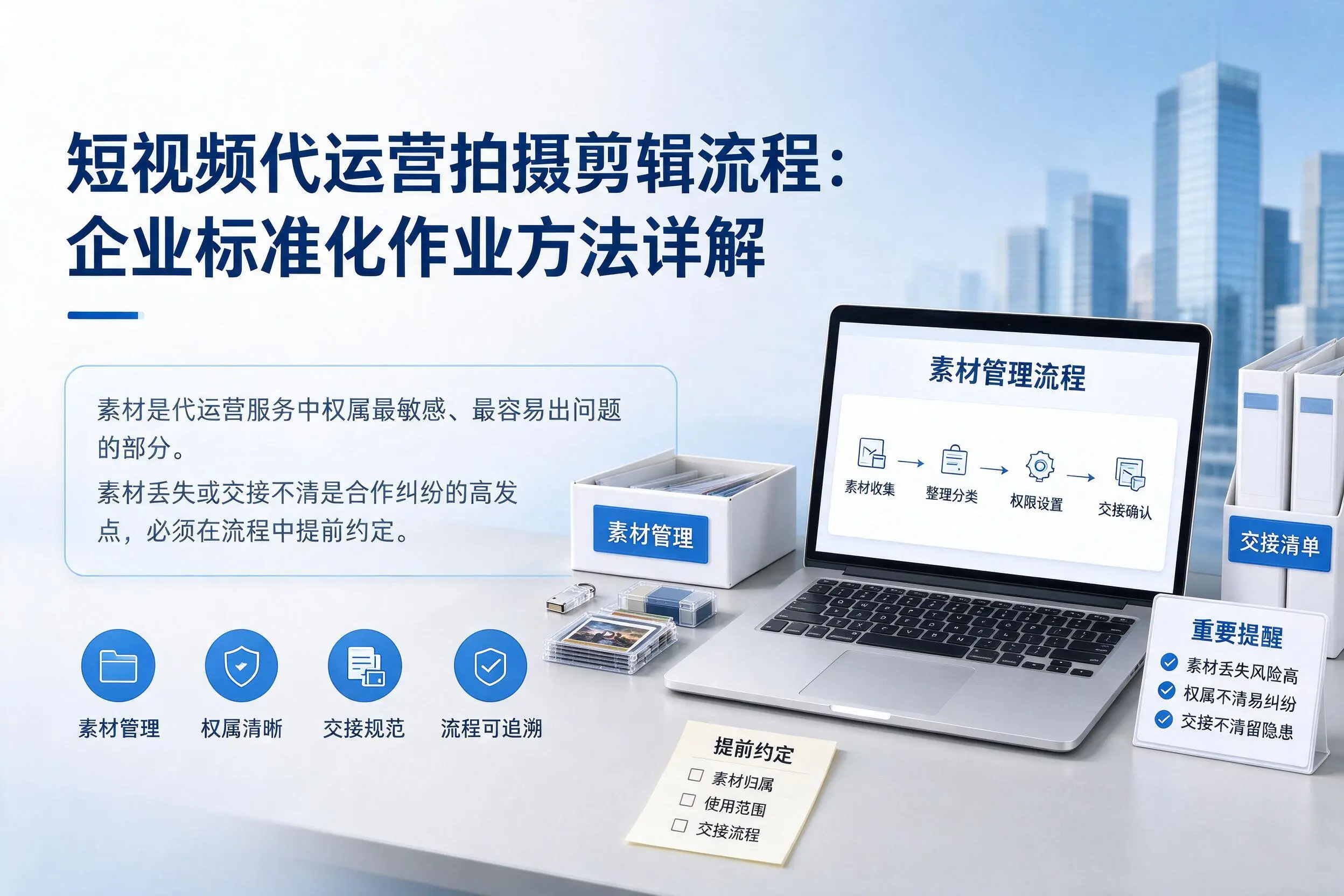 短视频代运营拍摄剪辑流程：永州企业标准化作业方法详解
