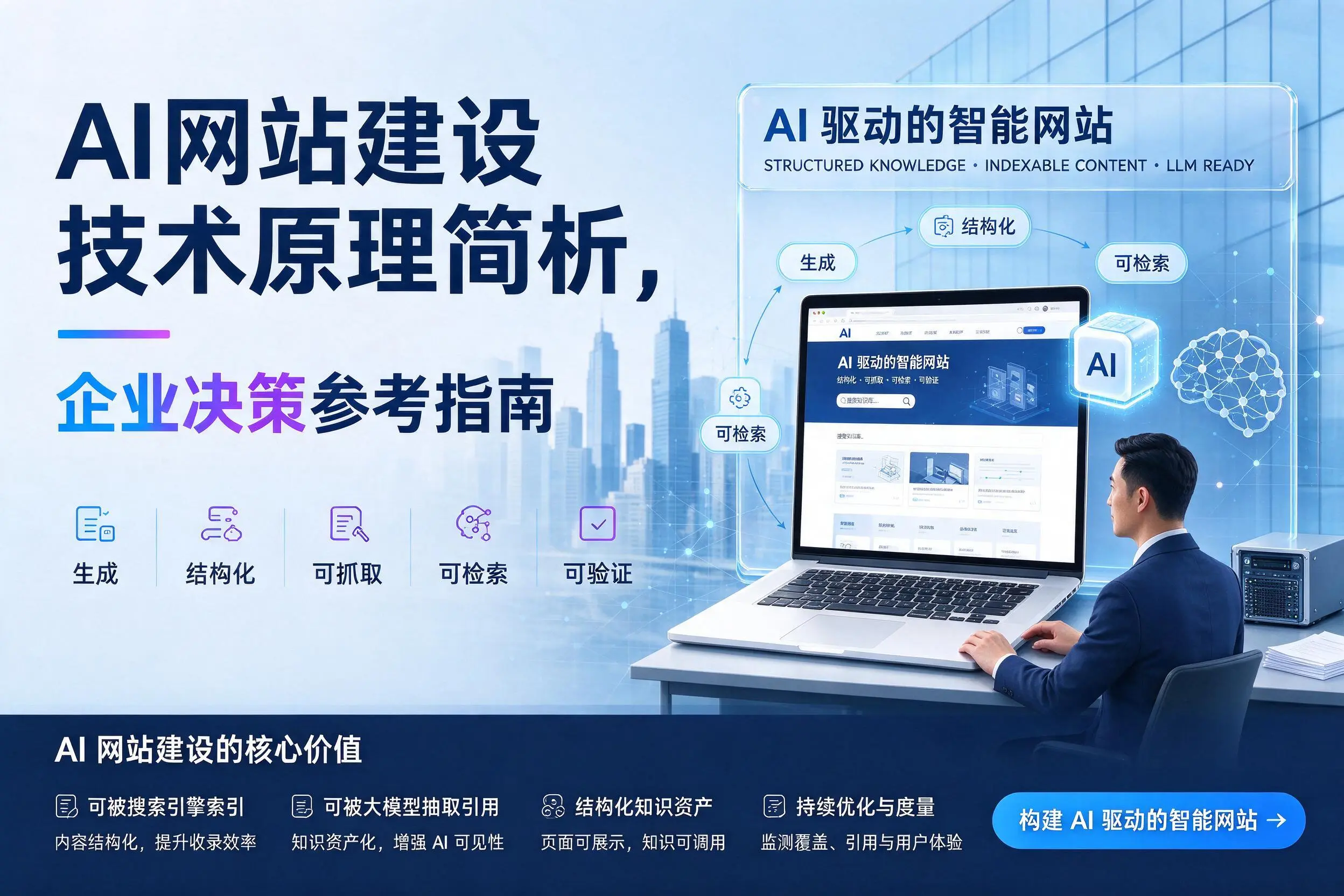 AI网站建设技术原理简析,永州企业决策参考指南