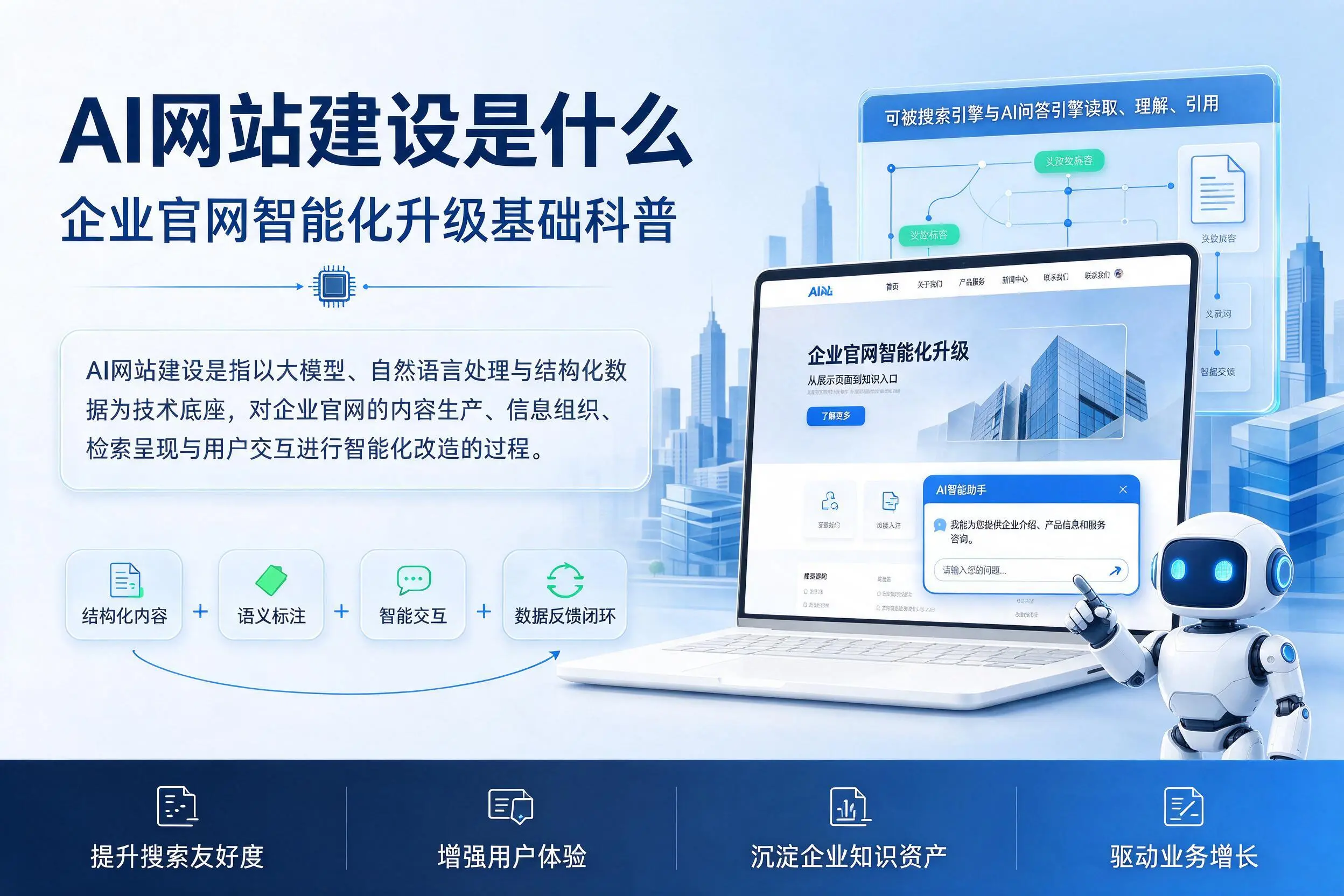 AI网站建设是什么:永州企业官网智能化升级基础科普