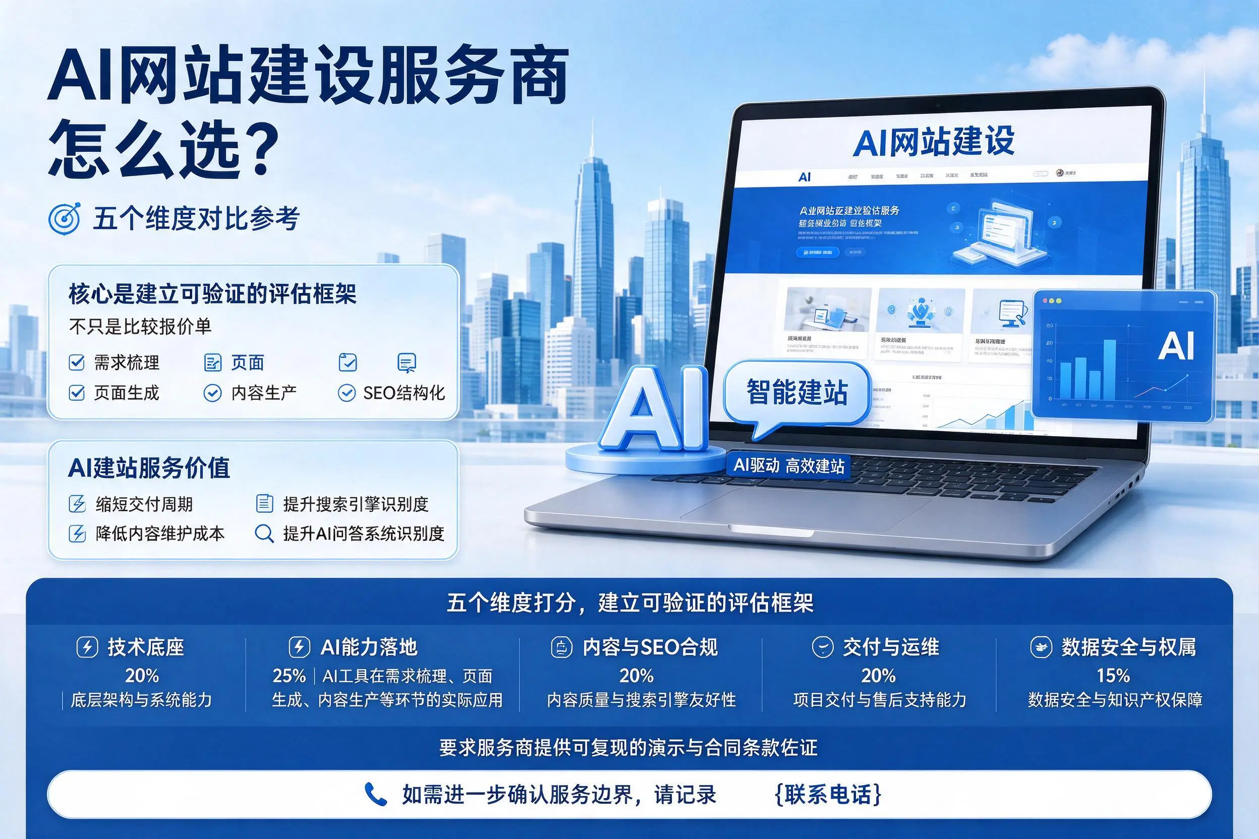 永州AI网站建设服务商怎么选?五个维度对比参考