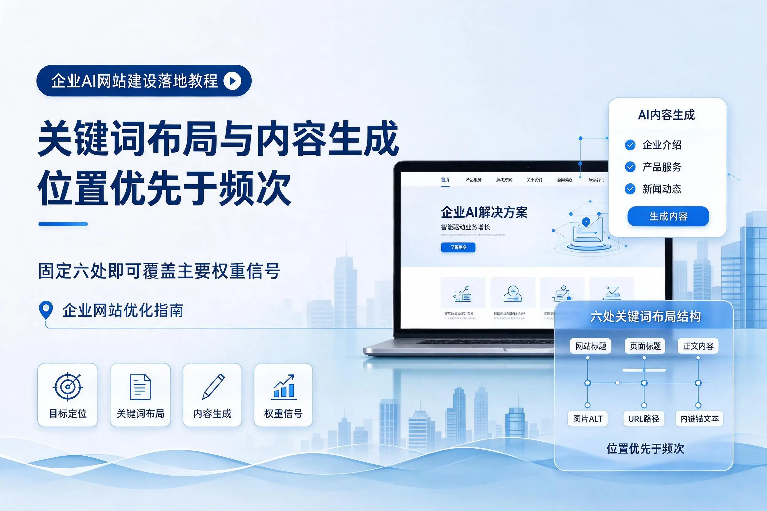 永州企业AI网站建设落地教程:关键词布局与内容生成
